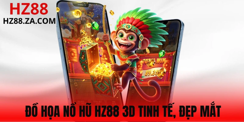 Giao diện game nổ hũ HZ88 đẹp mắt